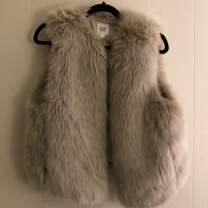 Faux fur vest